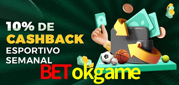 10% de bônus de cashback na betokgame